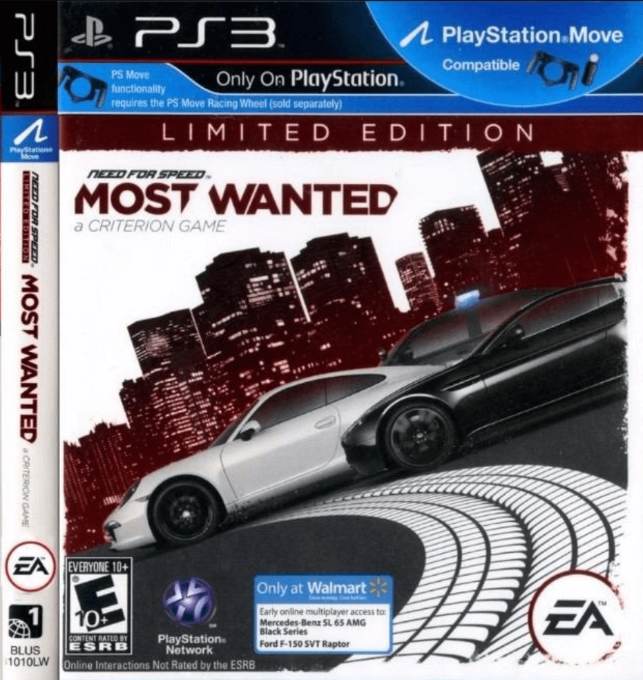 Need for Speed: Most Wanted (All DLC) - ISO/ROM - PS3 Download